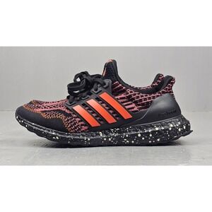 Adidas UltraBoost 5.0 DNA Running Shoes Womens 6.5 Black Red Speckled GV8735